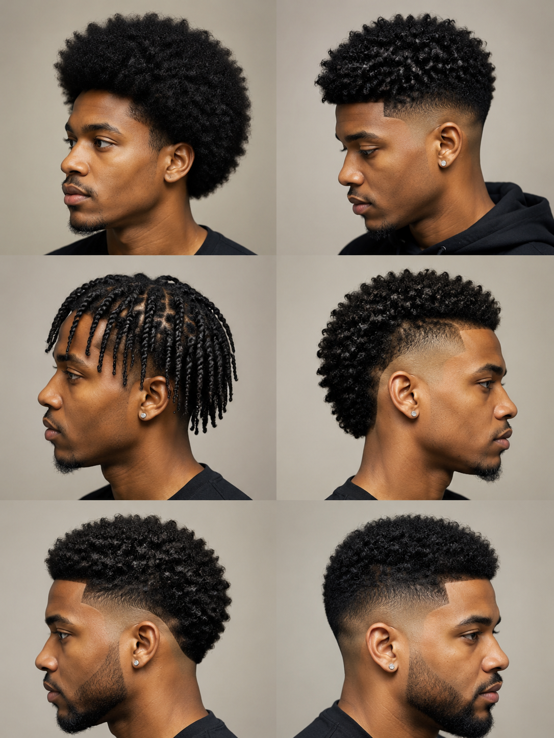 related men's afro curly top fade and two strand twists ideas