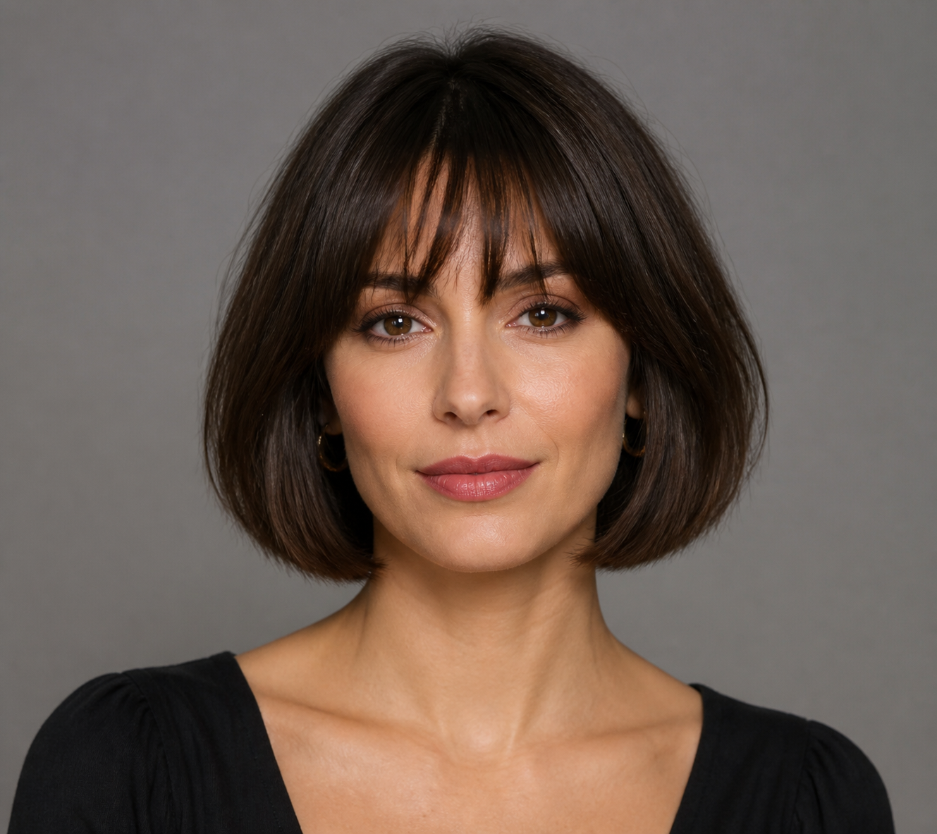 medium bob with bangs 2026