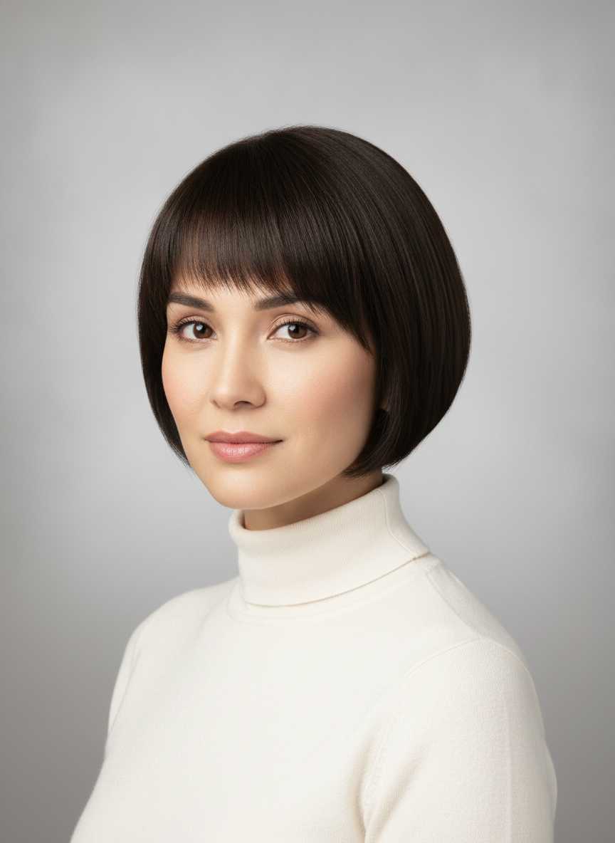 short bob with bangs 2026