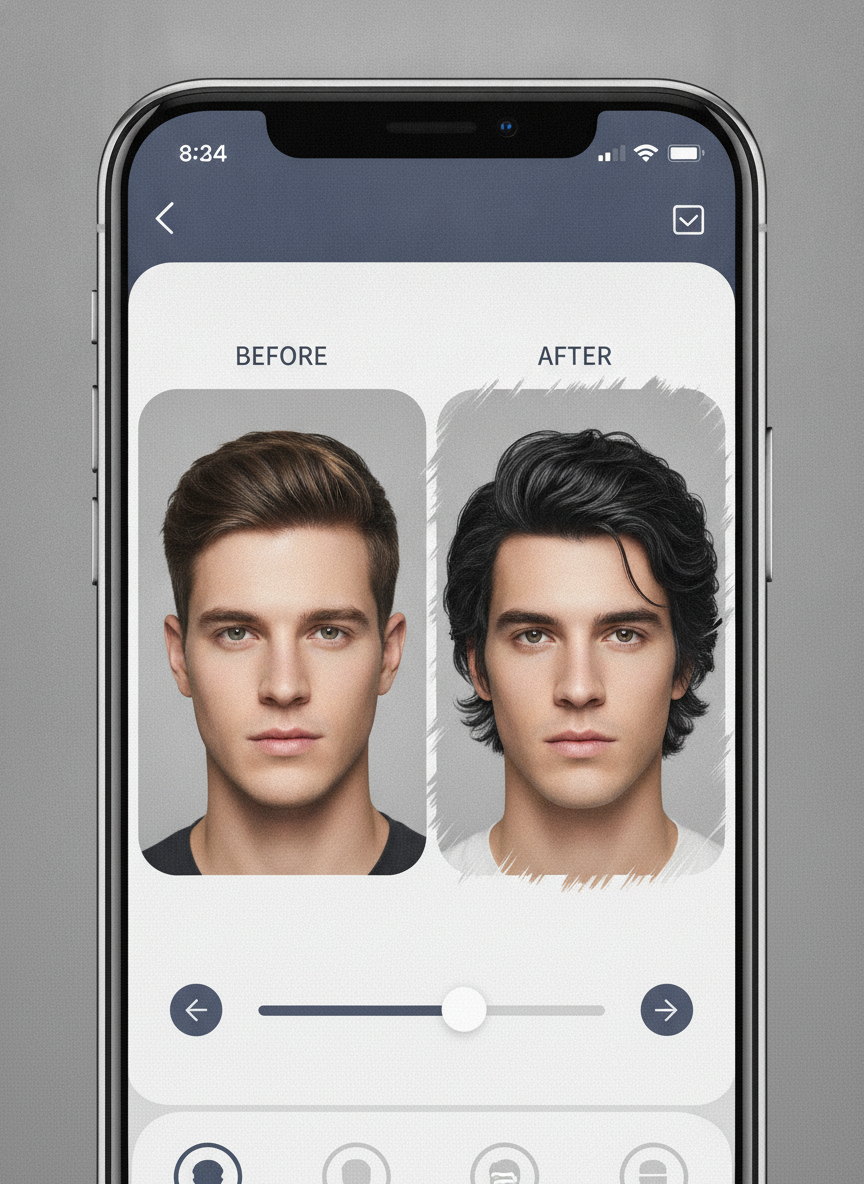 AI try on for men's hairstyles 2026