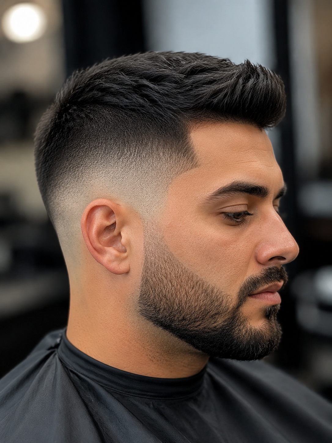 skin burst fade blended to skin