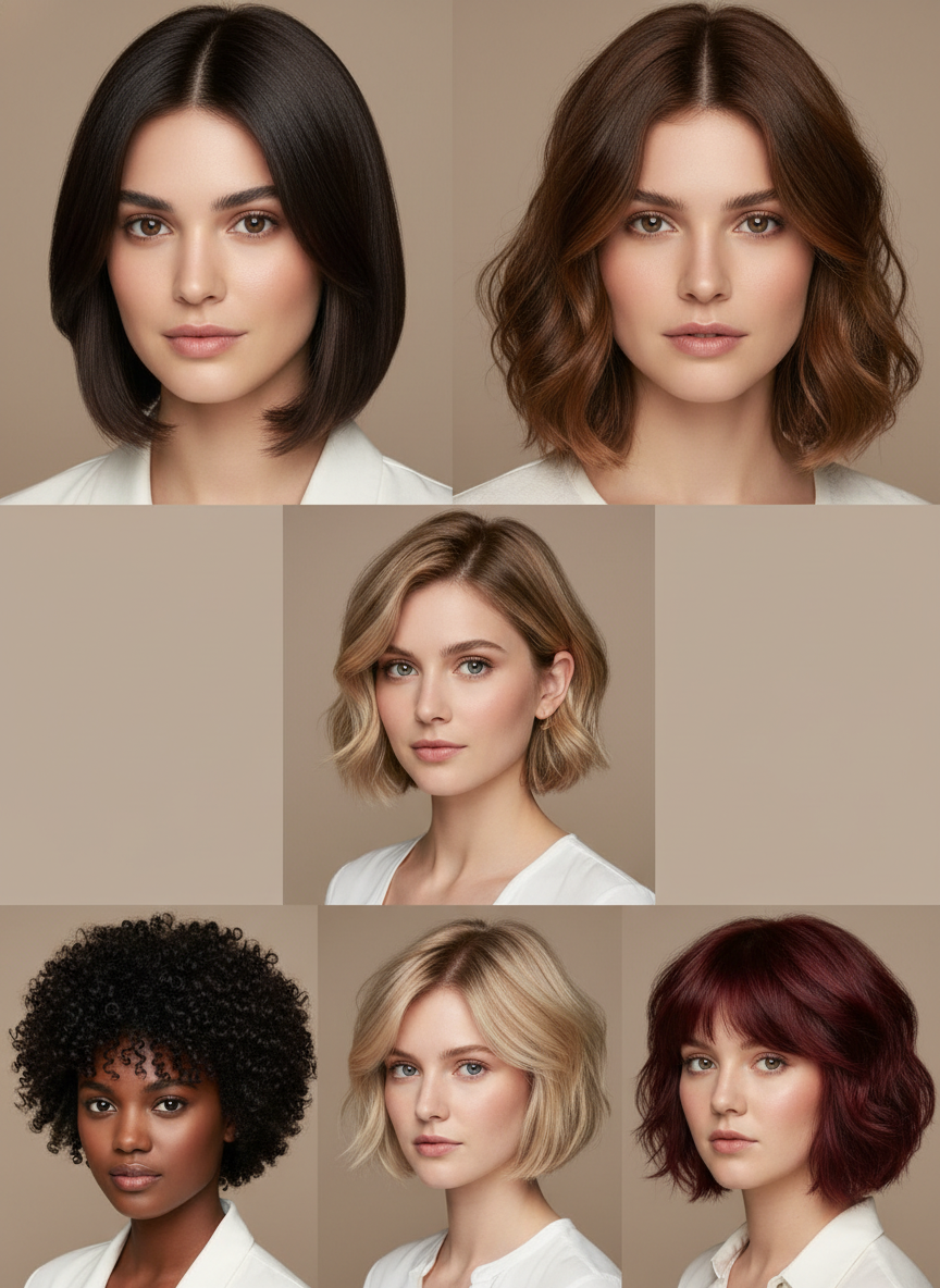 butterfly bob haircut ideas for straight wavy curly fine and thick hair