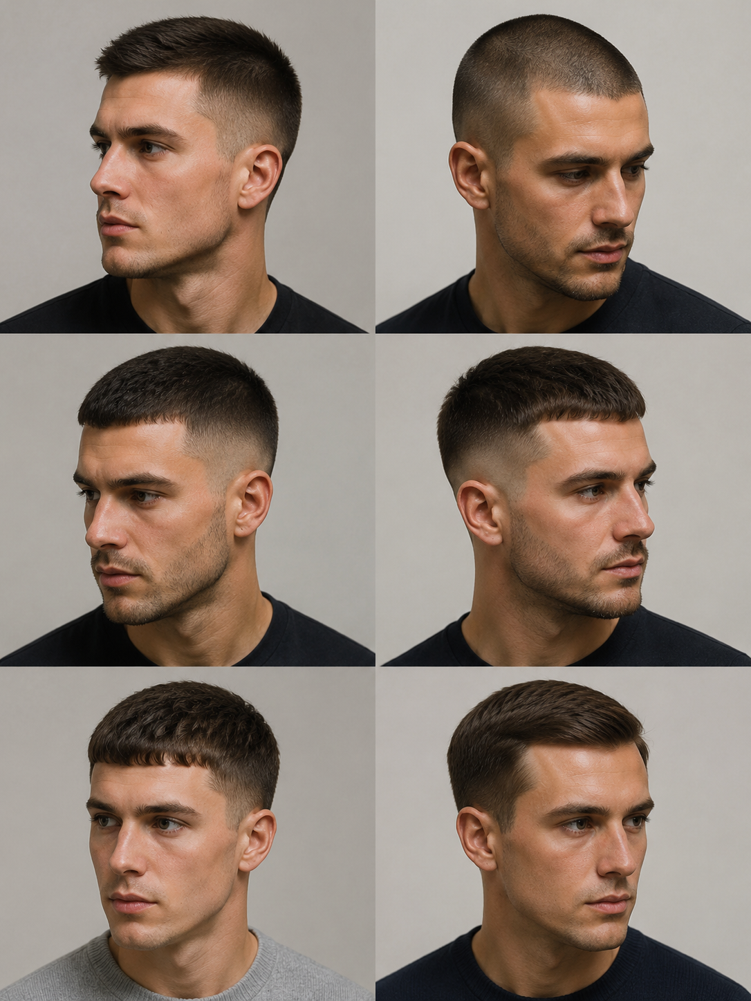 related men's crew cut buzz cut fade and crop ideas