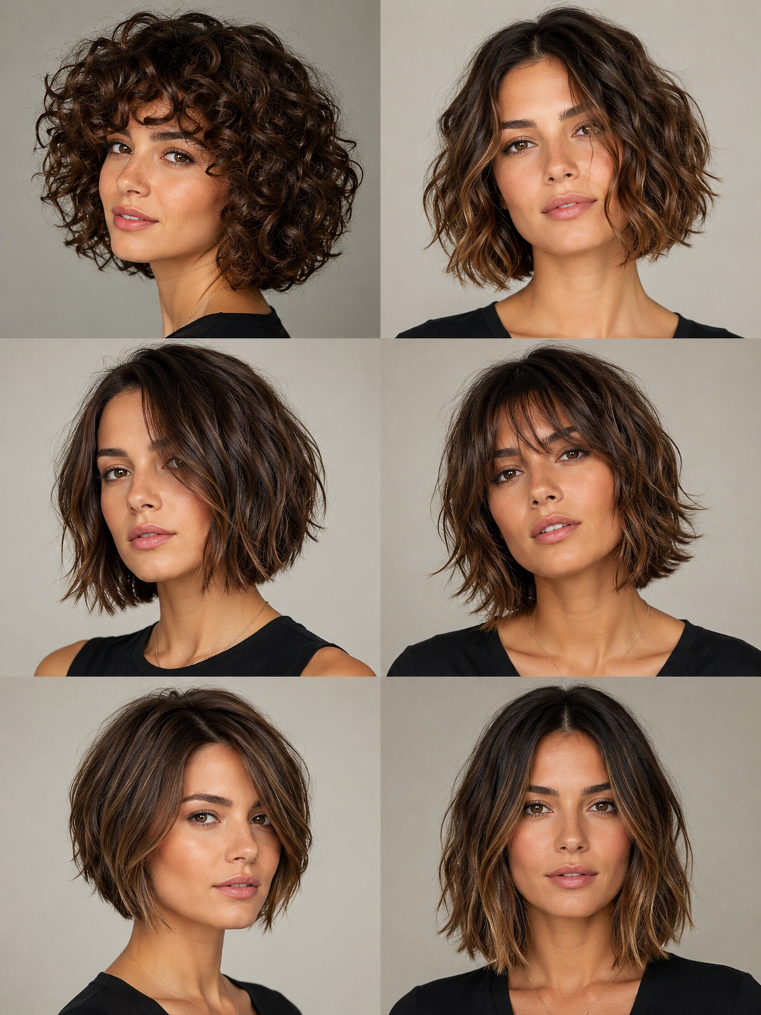related curly bob ideas including wavy bob textured bob shaggy bob and short layered bob