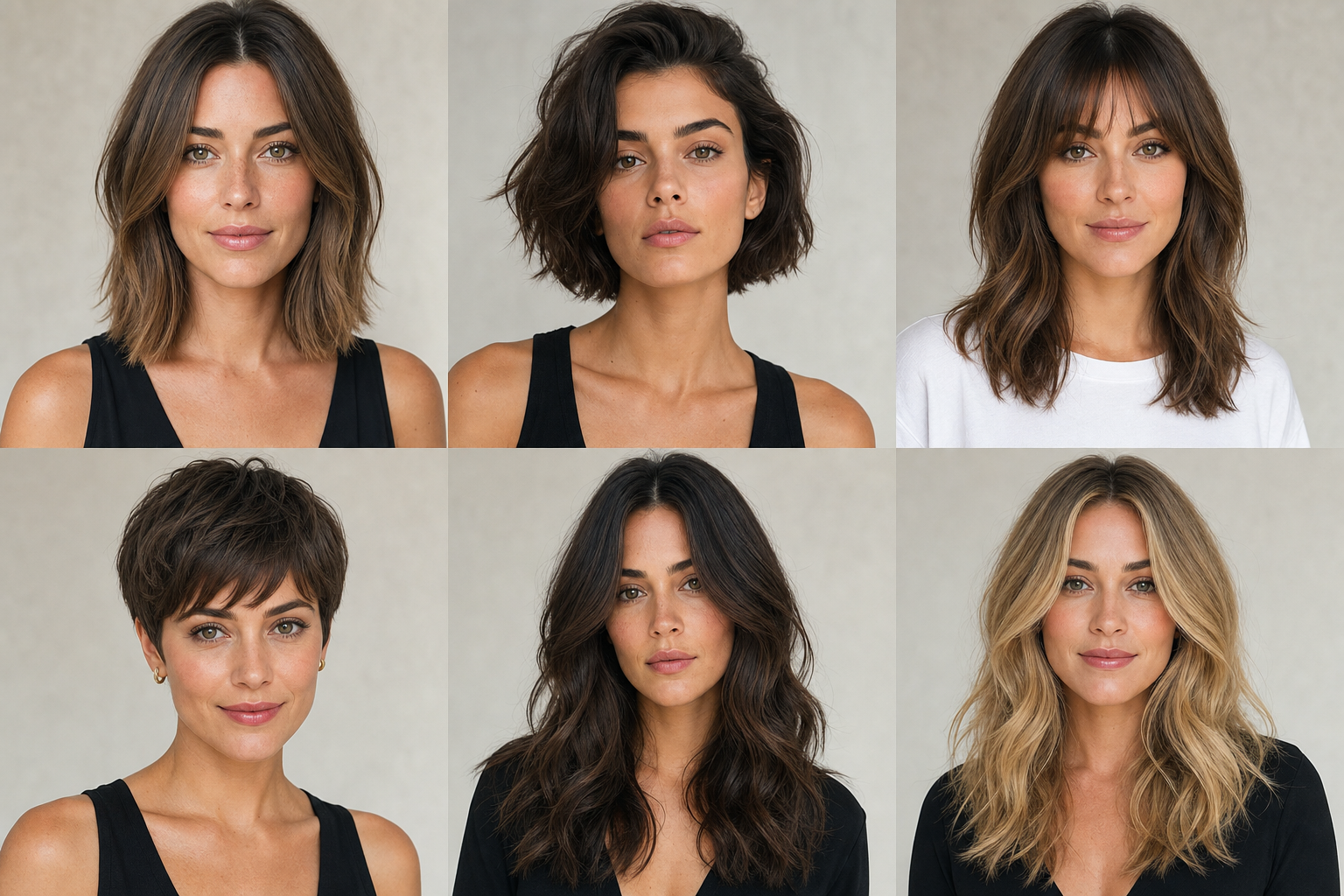 hairstyles for oval faces