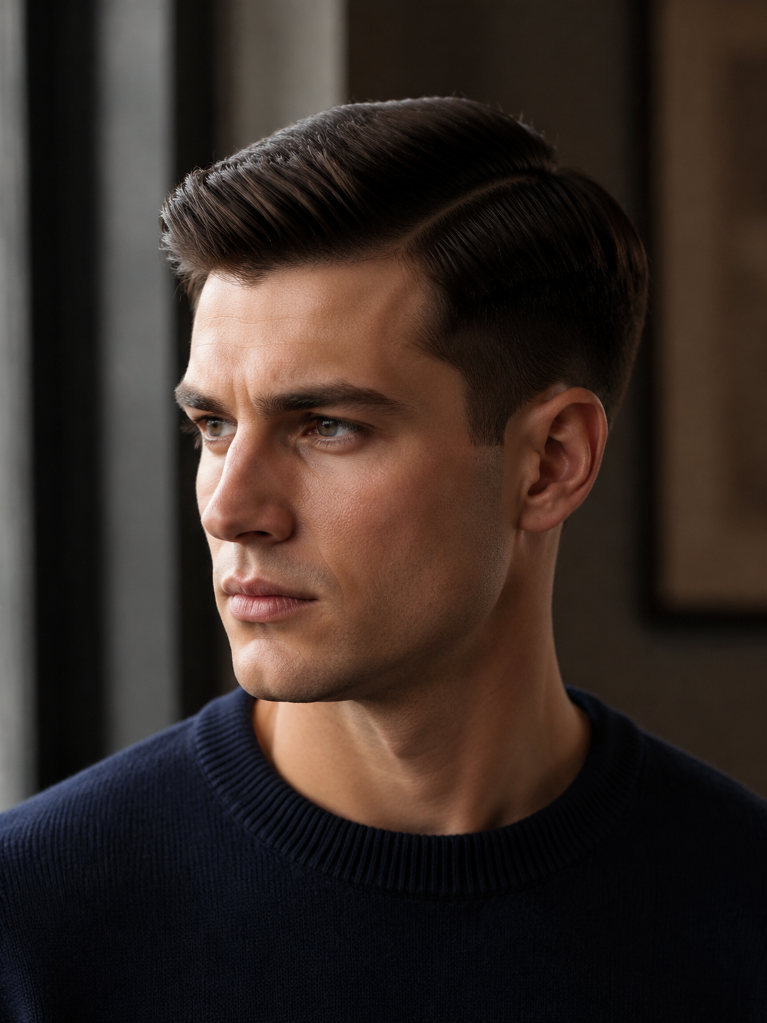 Ivy League for thick hair with controlled top