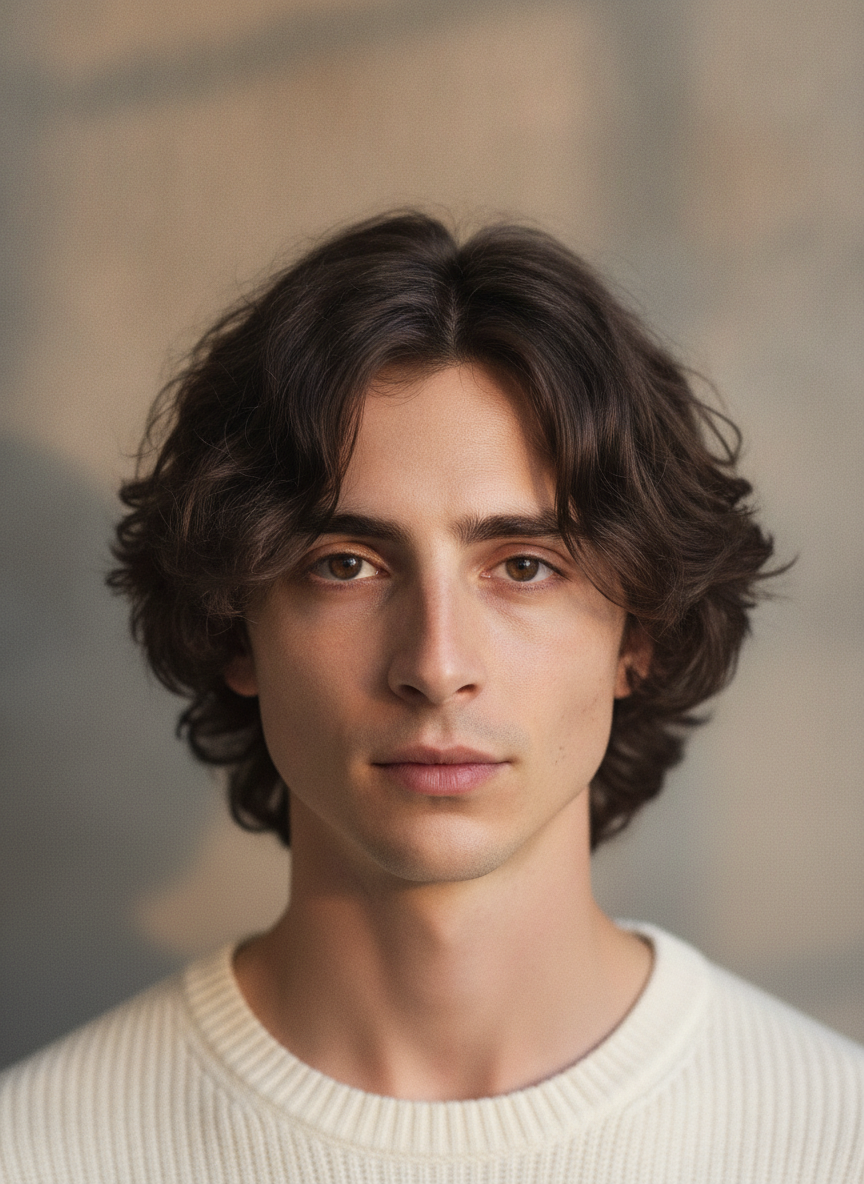 Korean Chalamet flow for men
