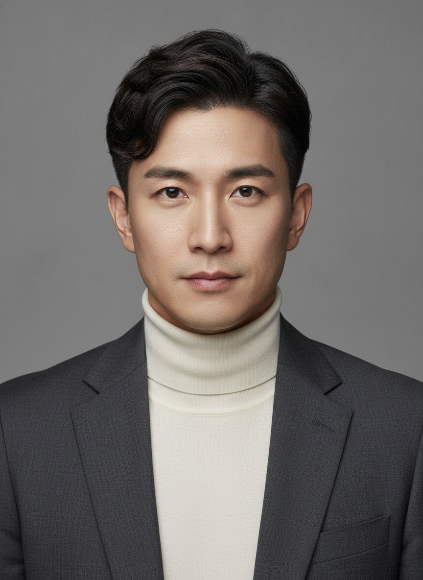 Korean Ivy League haircut for men