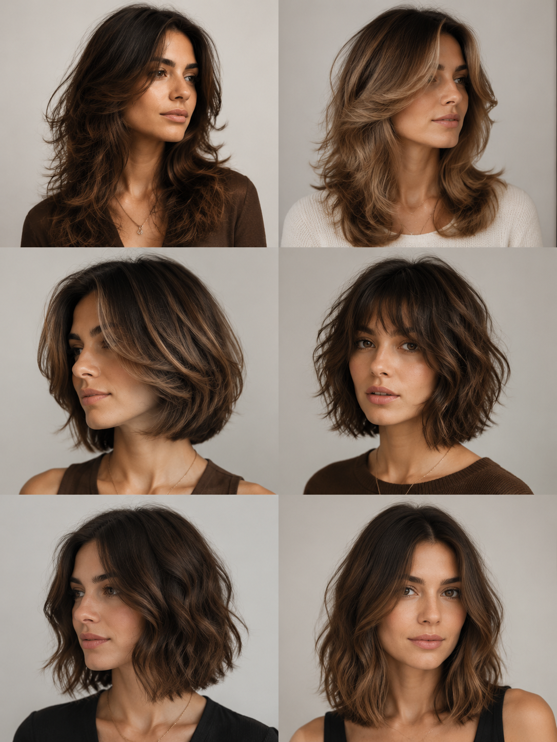 related layered wavy butterfly shaggy and bob haircut ideas