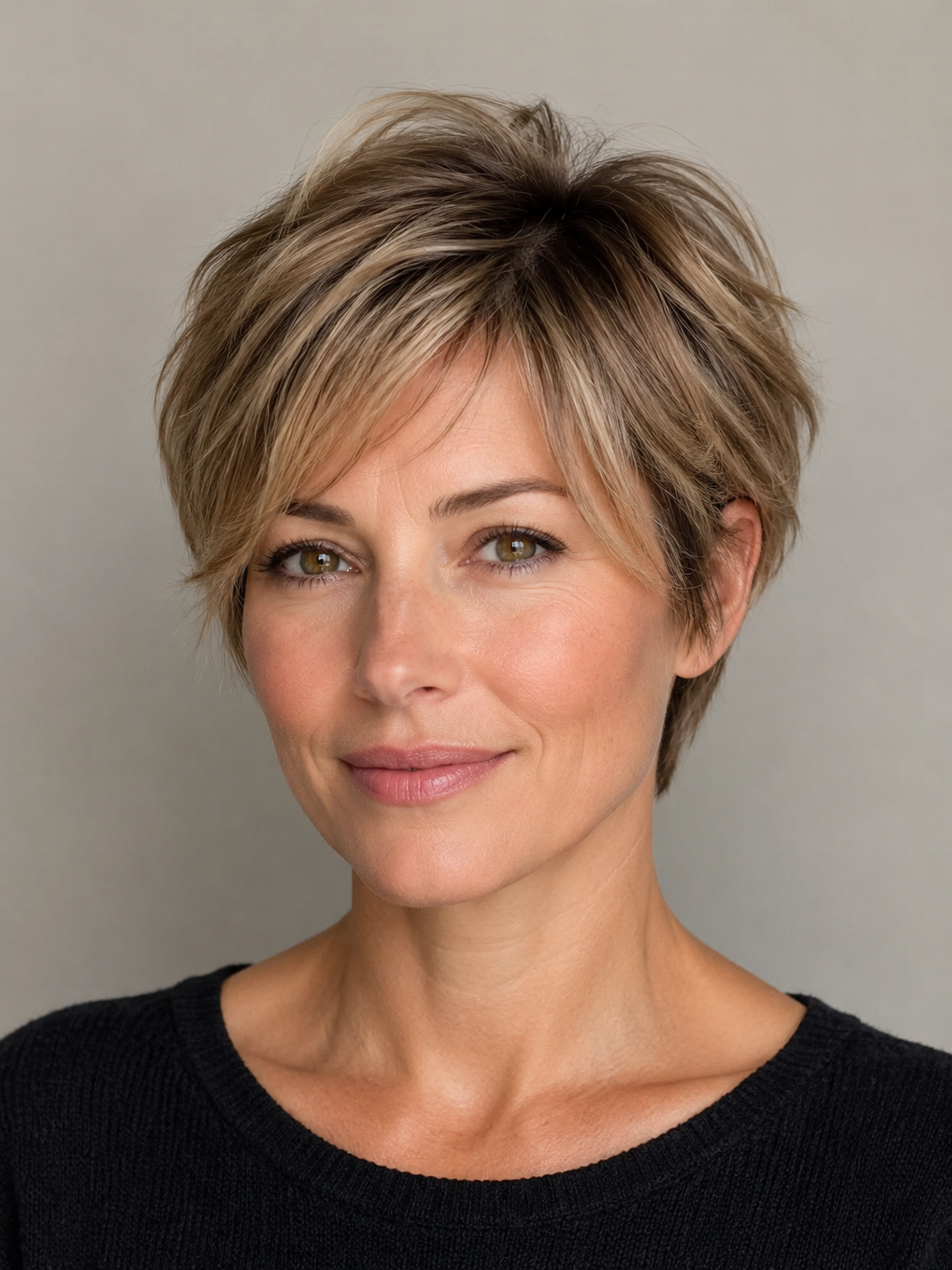 low maintenance bixie cut hairstyle