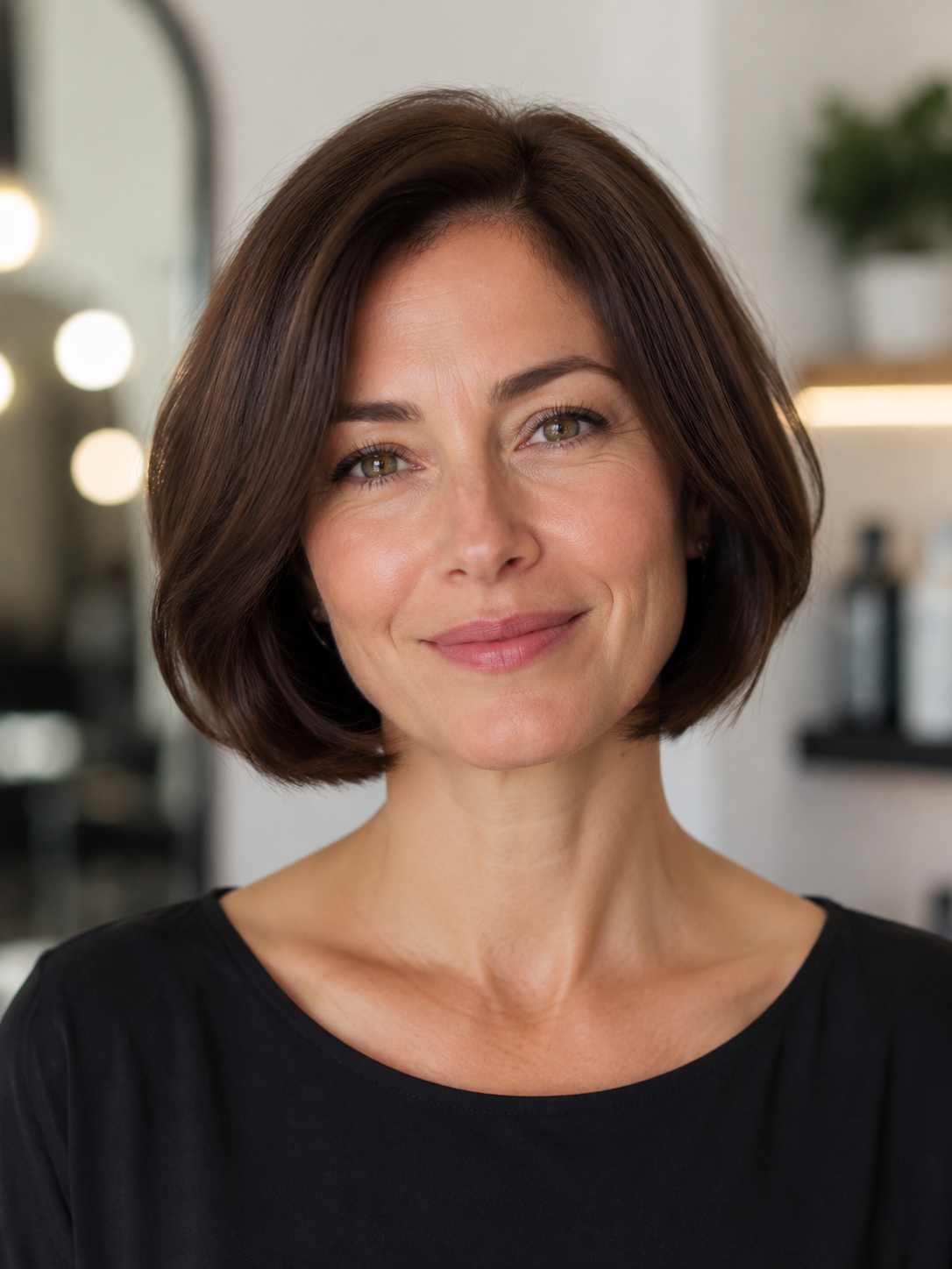 low maintenance soft bob hairstyle
