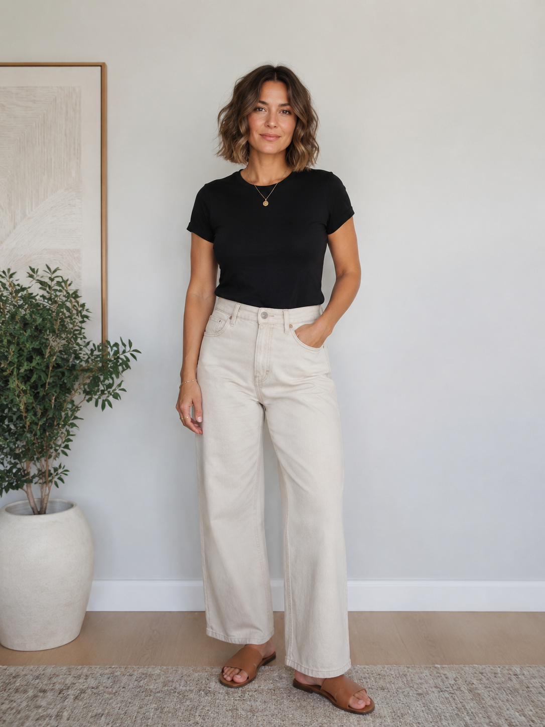 low maintenance wavy bob hairstyle