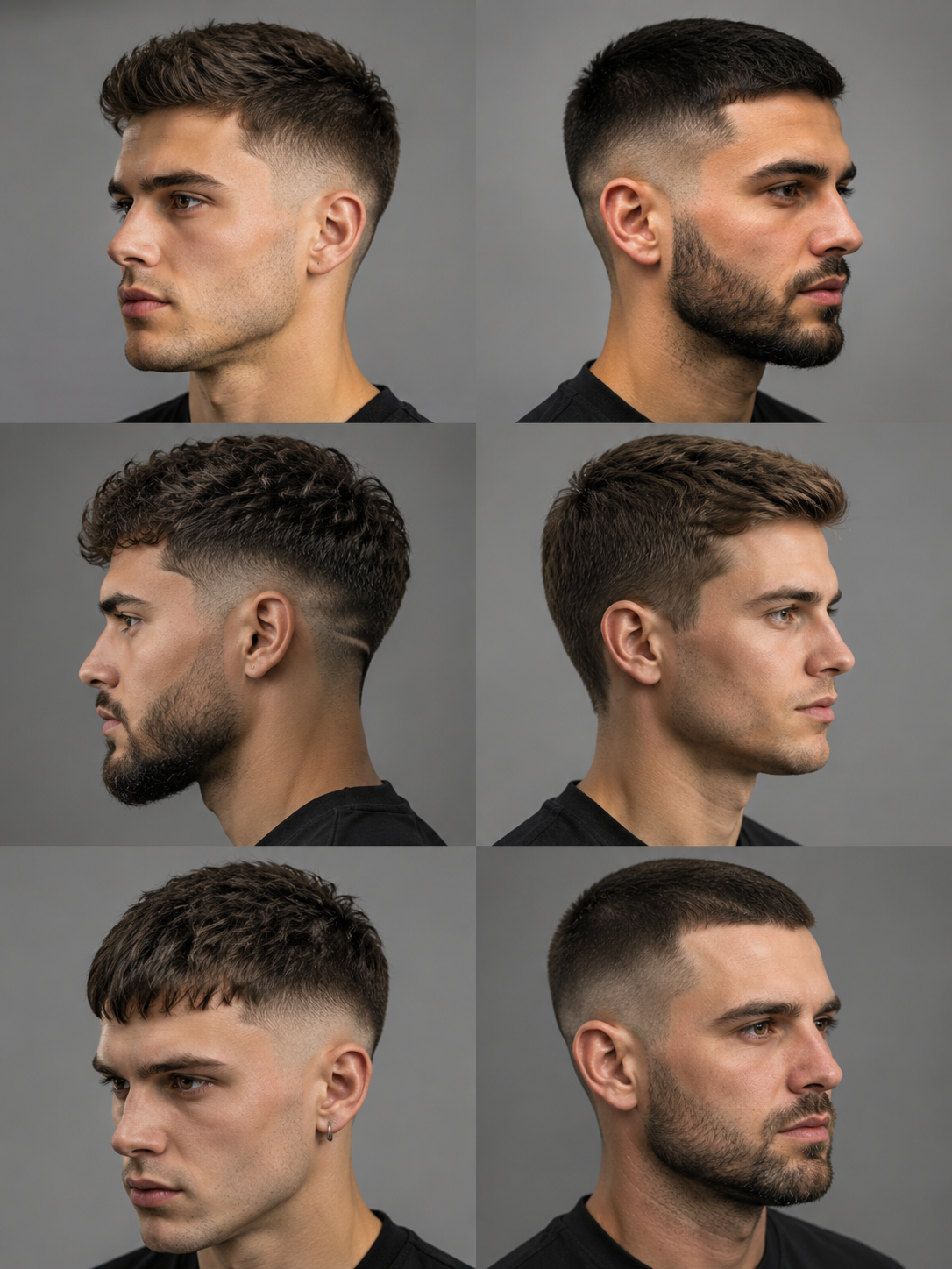 related men's mid fade low fade taper and crop ideas