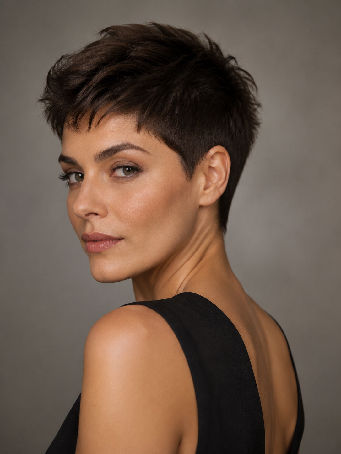 pixie cut for thick hair with weight control