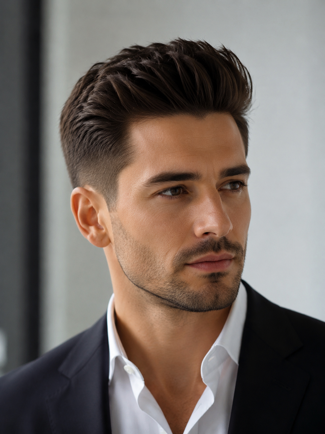 quiff taper with soft sides