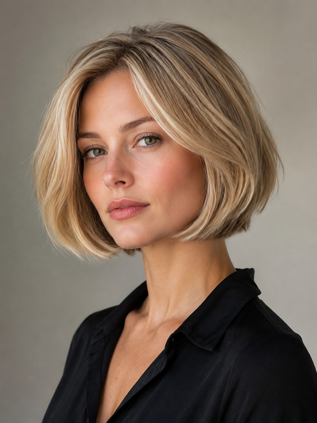 Riviera bob for fine hair with soft lifted volume and fuller ends