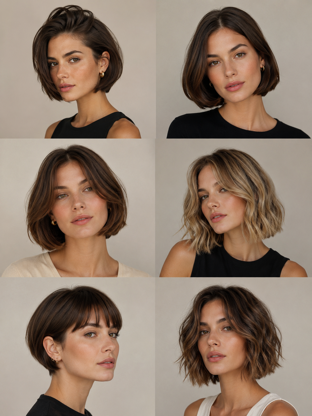 related chic bob haircut ideas including Riviera bob Italian bob soft bob short bob and textured bob