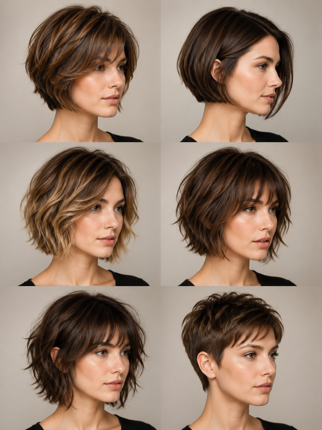 related layered bob haircut ideas including short bob textured bob choppy bob shaggy bob and bixie cut