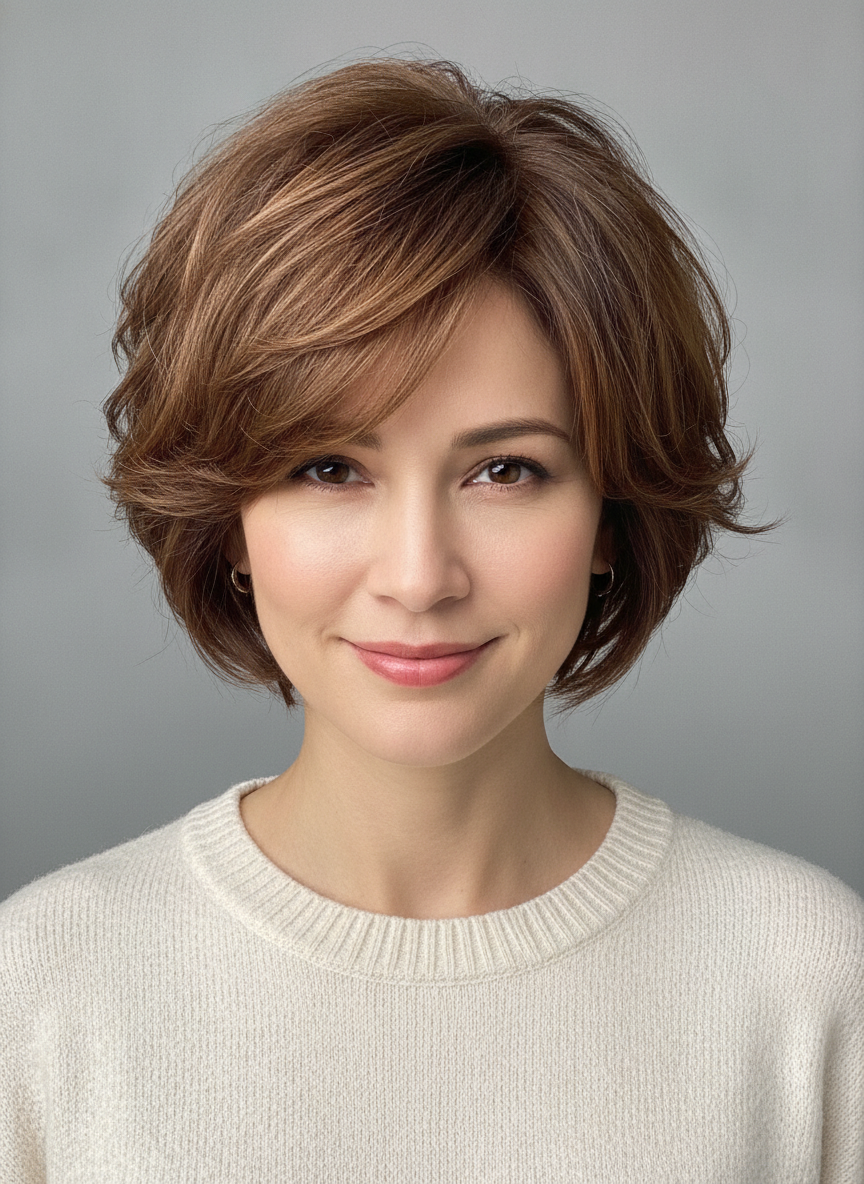 short layered bob for women 2026