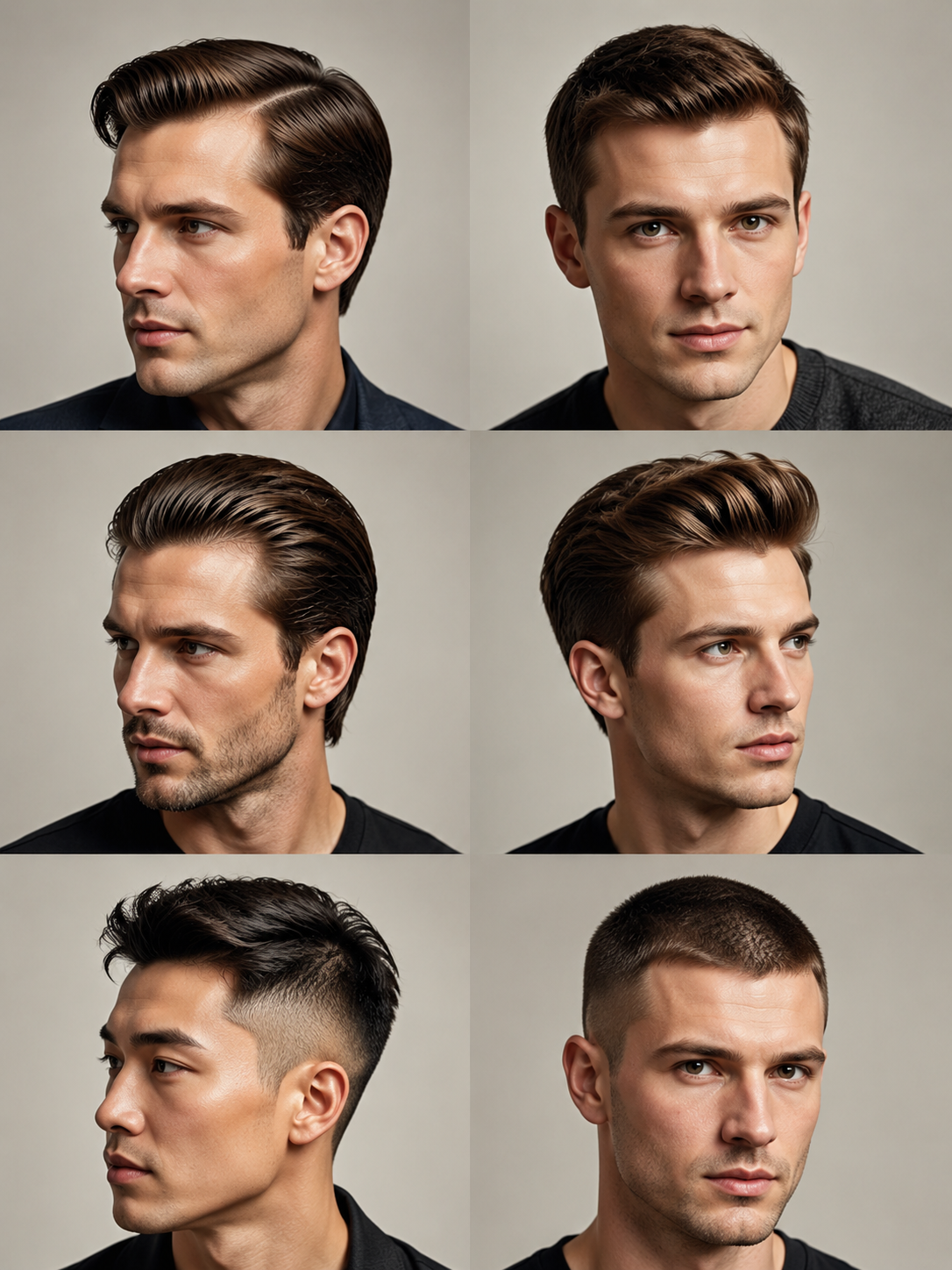 related men's side part Ivy League slicked back and quiff ideas