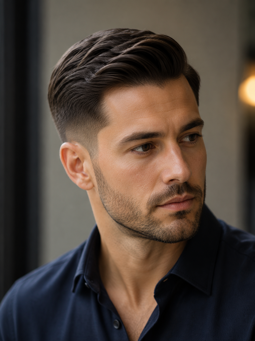 side part taper with clean sides