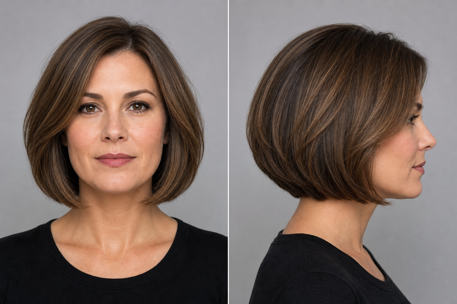 square face soft bob