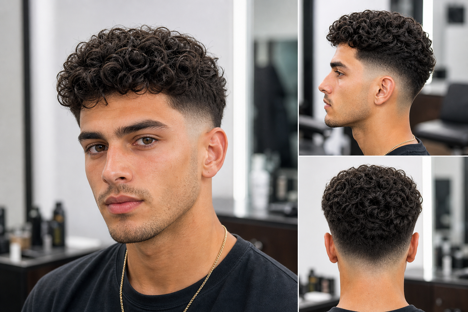 summer 2026 curly top fade haircut