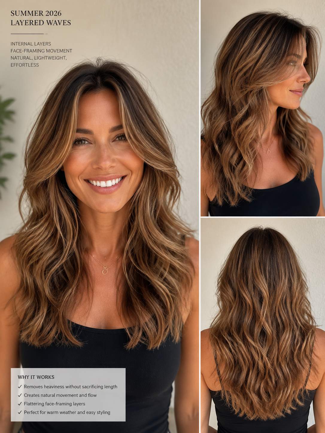 summer 2026 layered wavy hair