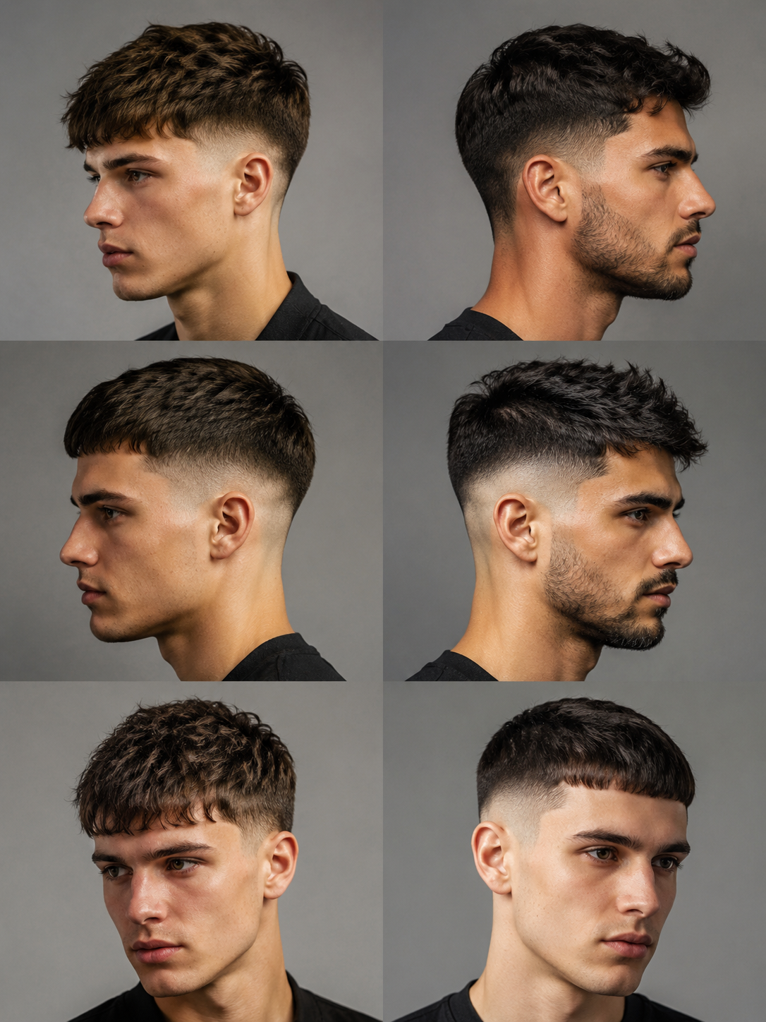 related men's taper fade low fade mid fade and crop ideas