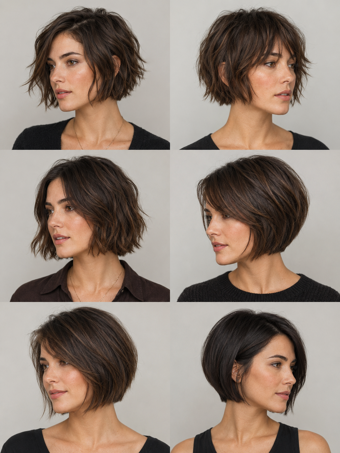 related textured bob ideas including choppy bob shaggy bob wavy bob and short layered bob