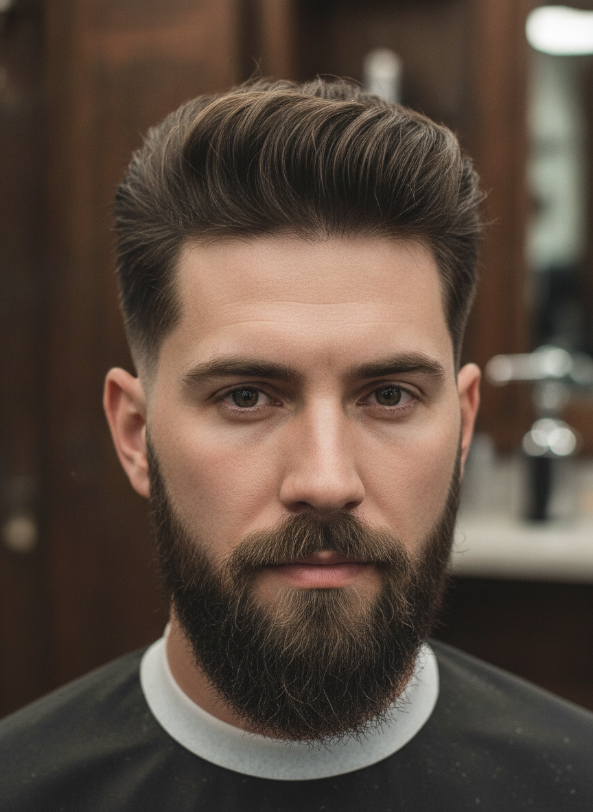 thick hair taper fade