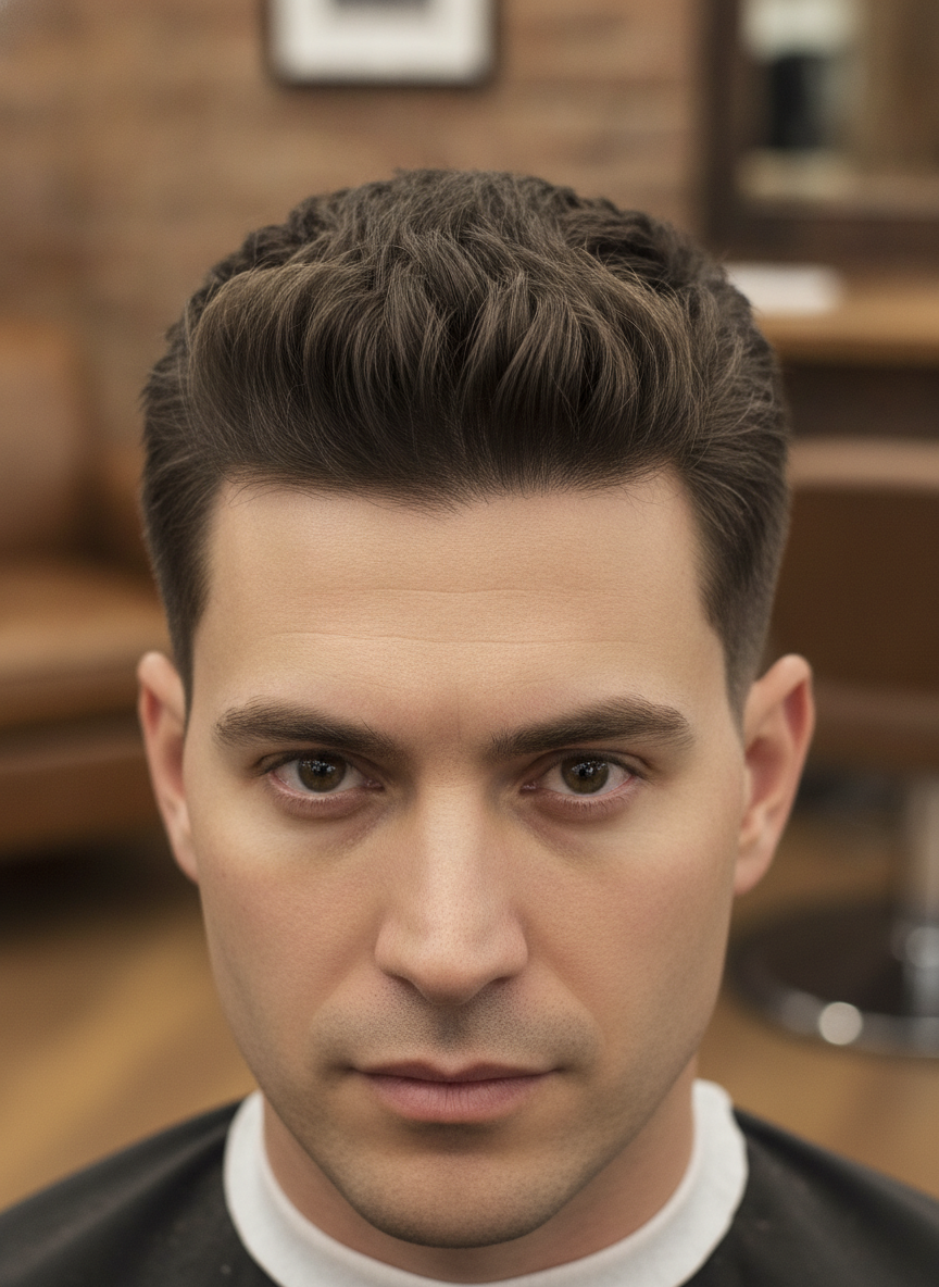 thick hair textured crop