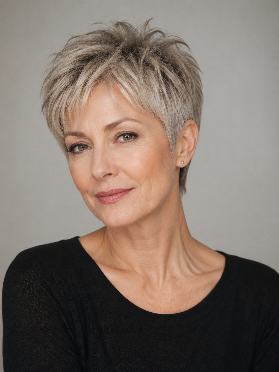 pixie cut for thin hair with airy intentional shape