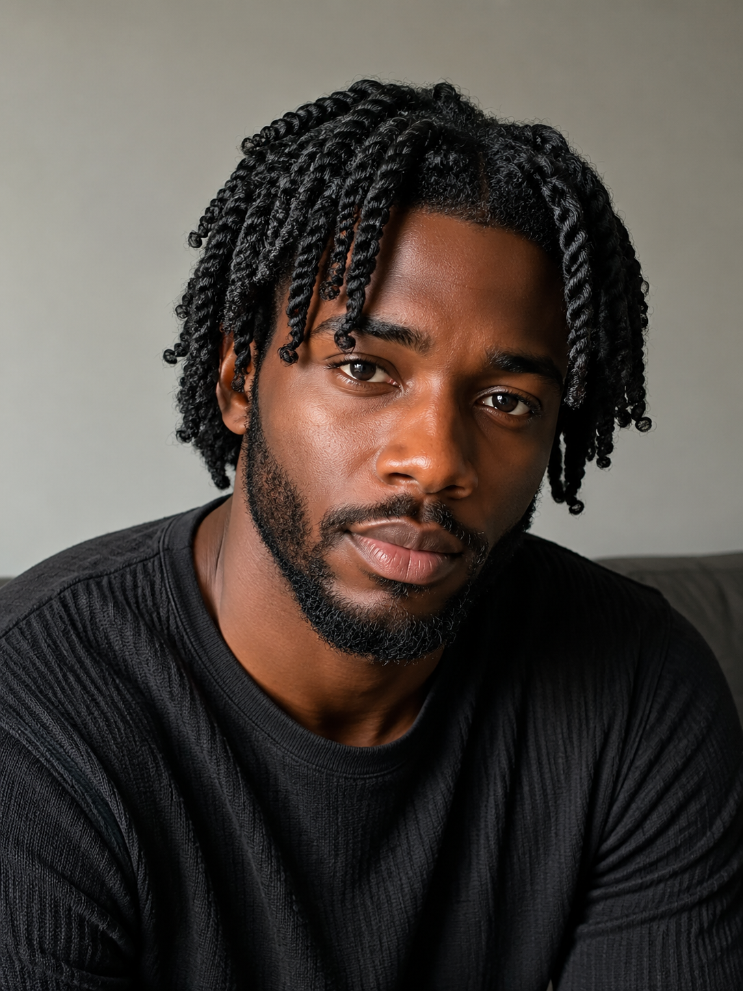 medium two strand twists with fuller shape