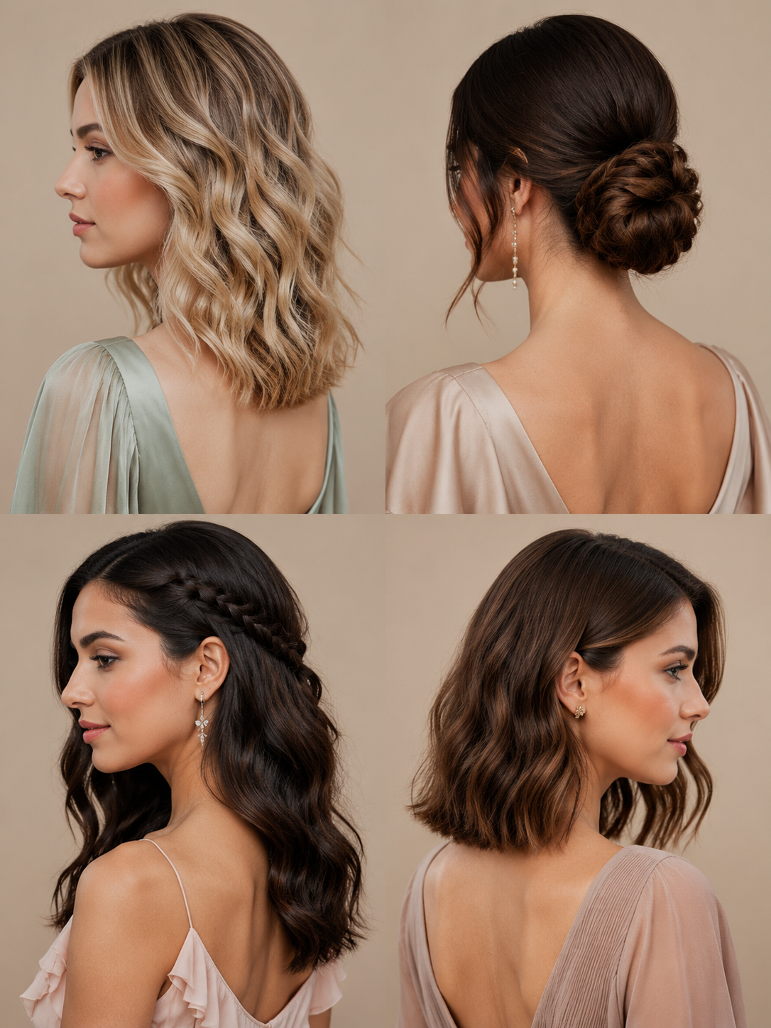 elegant wedding guest hairstyles for different hair lengths