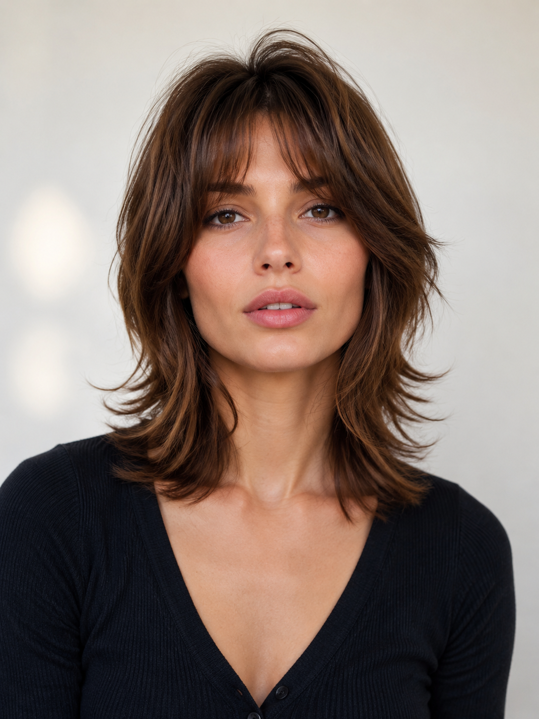 wolf cut for fine hair with soft volume