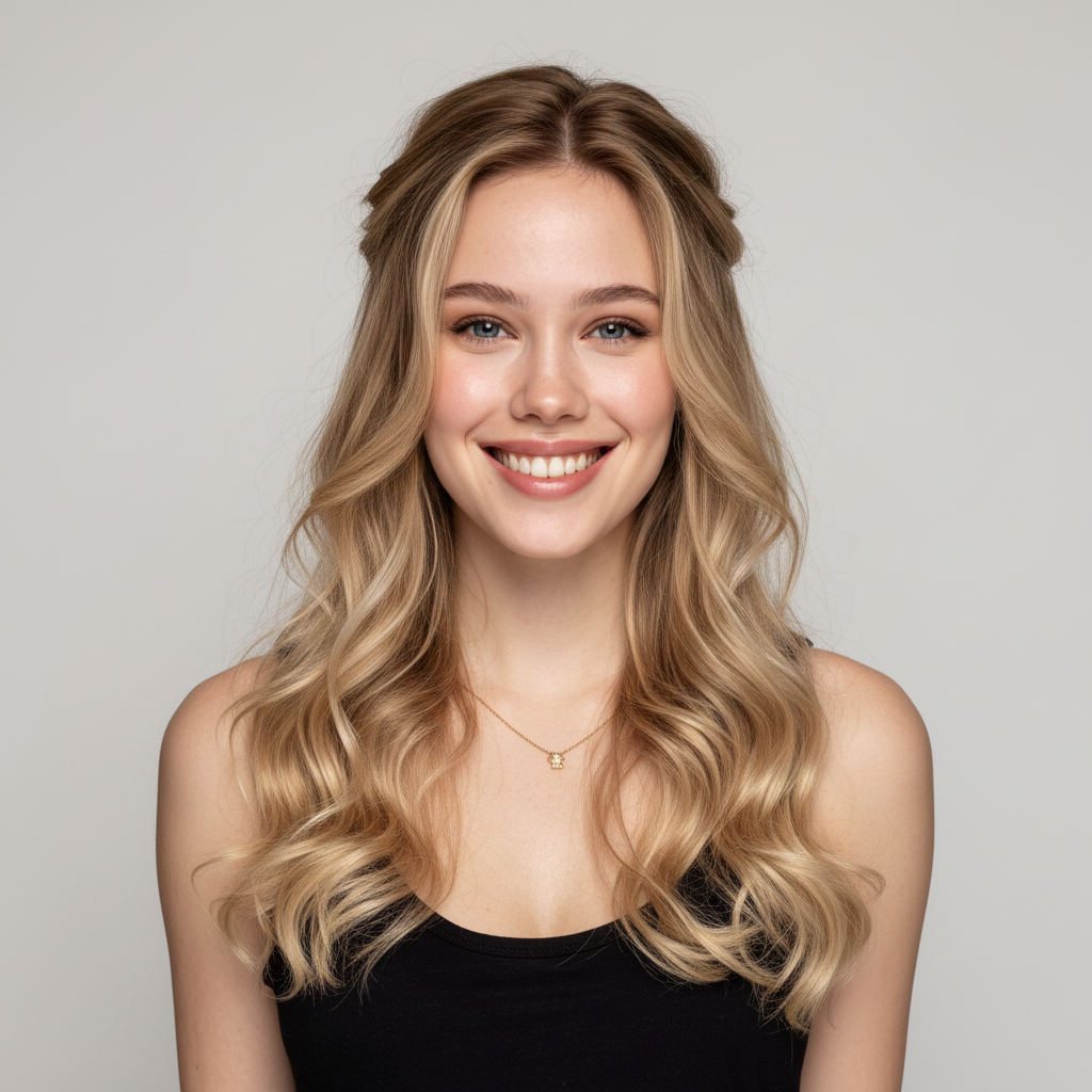 Twisted Half-Updo