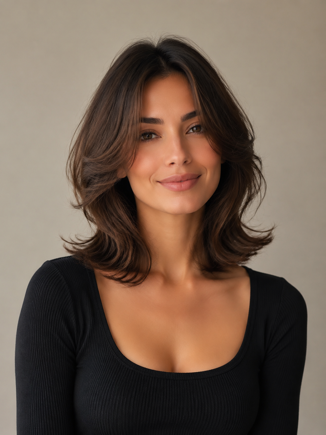butterfly lob hairstyle for a fresher look