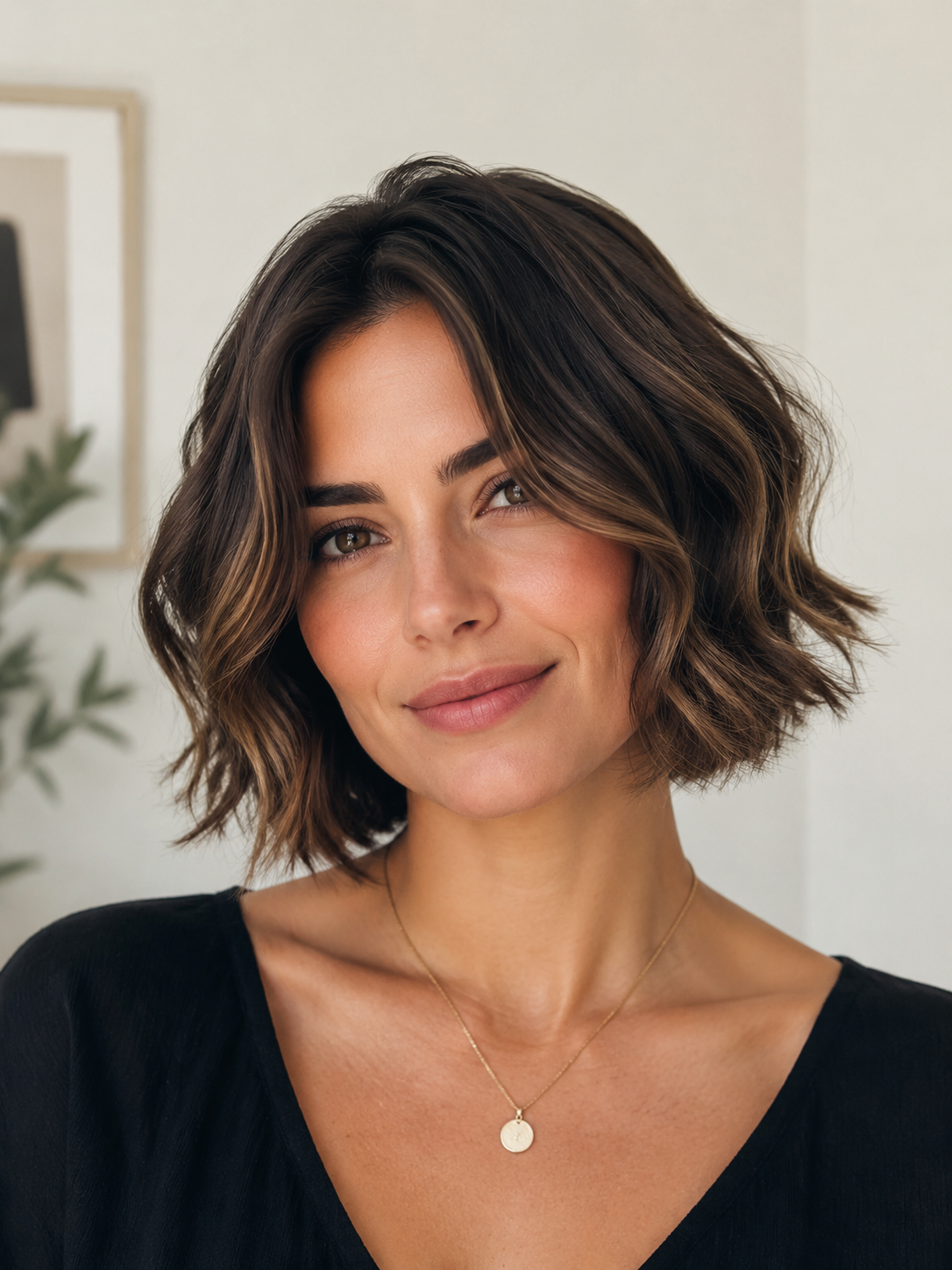 wavy bob hairstyle for a fresher look